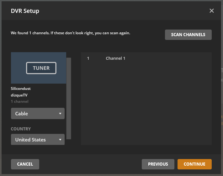 Creating custom "TV channel" streams in Plex using dizqueTV