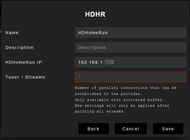 Setup dizqueTV alongside HDHomeRun OTA in Plex