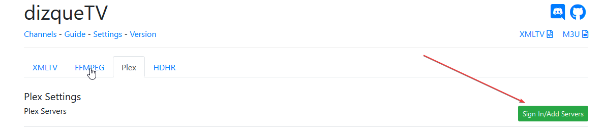 Creating custom "TV channel" streams in Plex using dizqueTV