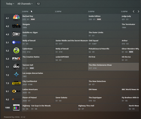 using plex with hdhomerun